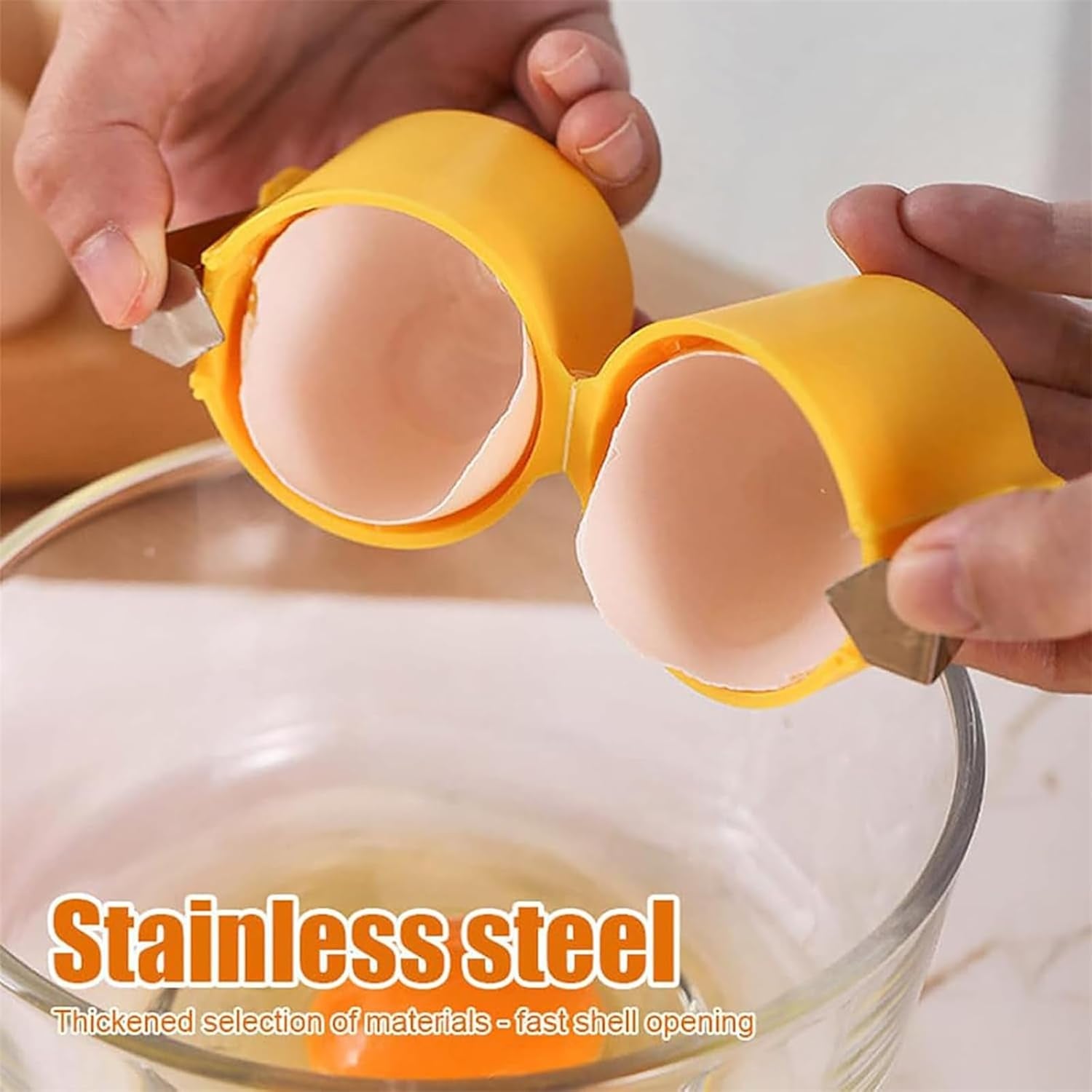 Egg Shell Opener Egg Cracker Tool For Raw Eggs Handheld (1 Pc) Egg Shell Opener Egg Cracker Tool For Raw Eggs Handheld (1 Pc)